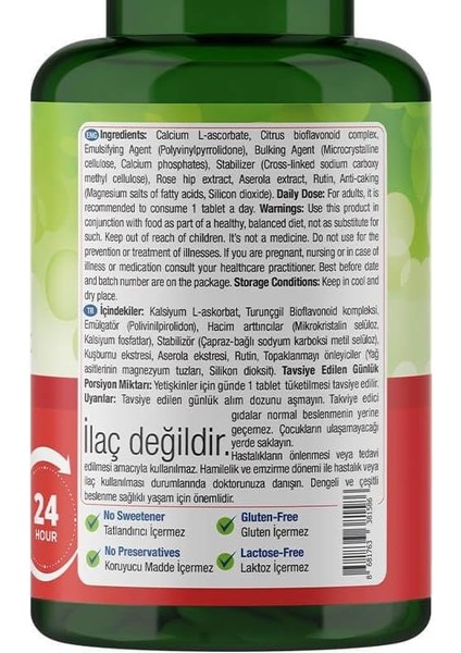 Nature&apos;s Supreme Ester-C 1000 Mg C Vitamini 60 Tablet fiyatları