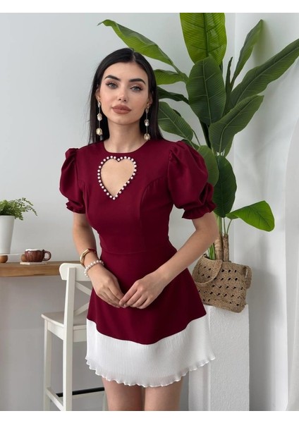 Safe Kalp Detaylı Elbise modelleri