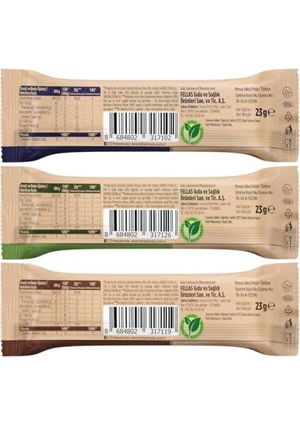 Fellas Granola Bar Karma Kutu, 3 Çeşit, 12 Adet fiyatları