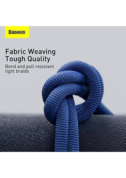 Crystal 100W Type-C Kablo 1.2m.-Mavi