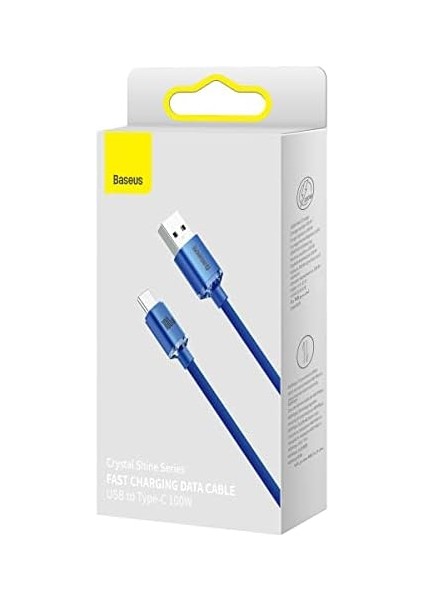 Crystal 100W Type-C Kablo 1.2m.-Mavi modelleri
