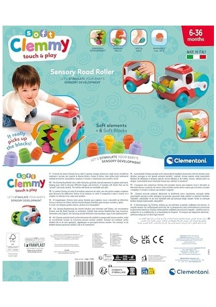 Soft Clemmy Yumuşak Blok Duyusal Silindir Kamyon modelleri