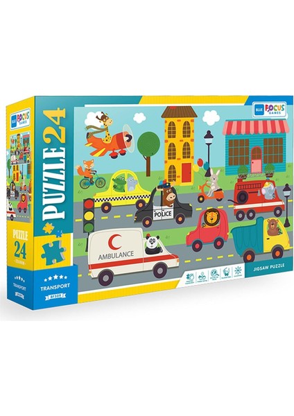 Blue Focus 24 Parça - Transport (Taşıtlar)
