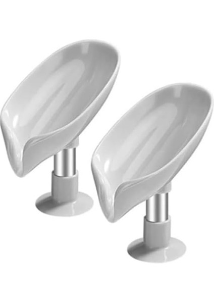 2 Adet Plastik Su Giderli Katı Sabunluk, Katı Sabun Kutusu