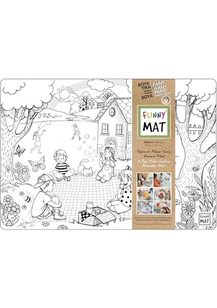 Çocuk Mat - Ilkbahar (%95 Geri Dönüşümlü) - Yeni fiyatları