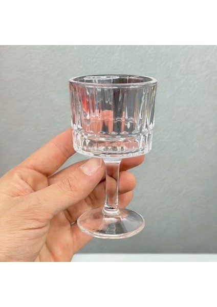 6’lı Ayaklı Cam Kahve Yanı Seti – Şık Tasarımlı, Kristal Görünümlü, Misafir Sunum ve Özel Davetler Için Bardak Takımı modelleri