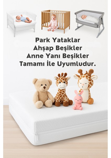 %100 Organic Cotton Full Ortopedik Bebek Oyun Parkı,park Yatak ve Beşik Yatağı fiyatları