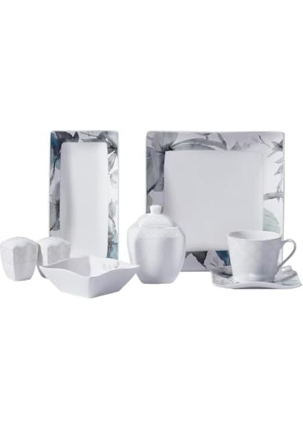 Korkmaz A8676 Link Coll. 28 P Kahvaltı Takımı (Kare)