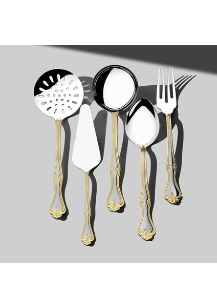 Nehir Lalezar Altın 12 Kişilik 89 Parça Kutulu Çatal Kaşık Bıçak Takımı modelleri