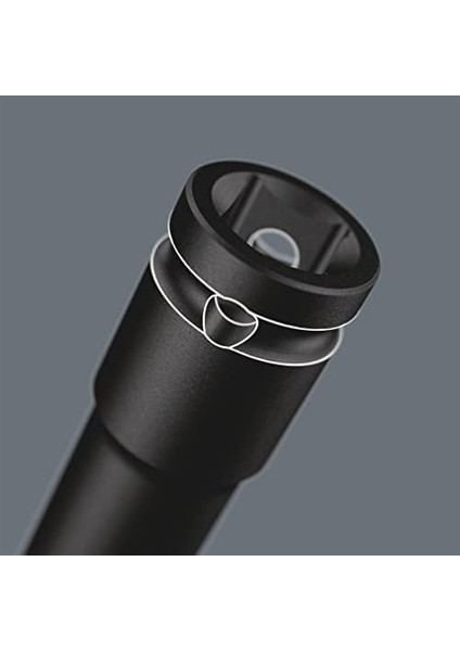 05004830001 8790 C Impaktor Deep Lokma Anahtar 1/2 Inç Tahrikli, Turkuaz, 13,0 x 83,0 Mm, Siyah modelleri