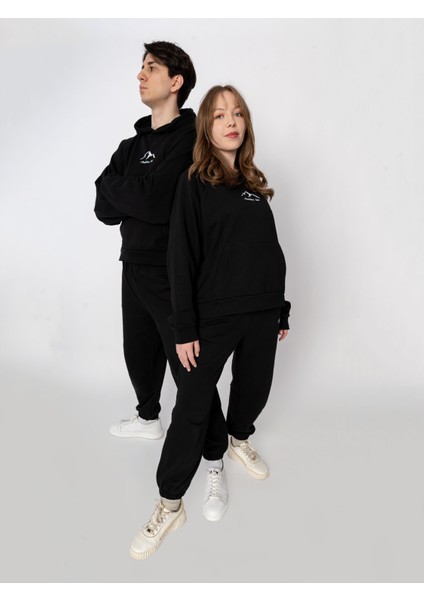 Unisex Oversize Kapüşonlu Baskılı Anatolian Soul Sweatshirt