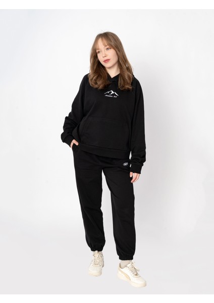 Unisex Oversize Kapüşonlu Baskılı Anatolian Soul Sweatshirt