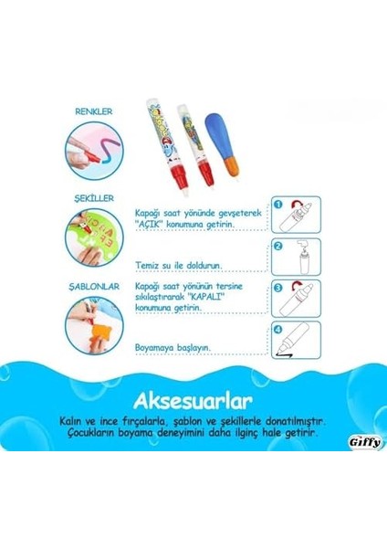 Halısı, Hayvanlar Temalı,su Ile 10 Dakika Sonra Tertemiz, Renkli Resim Kitabı Hediyeli, Geometrik Baskı ve Çizim Hediye, Su Içinde Hediye (Deniz Canlıları) fiyatları