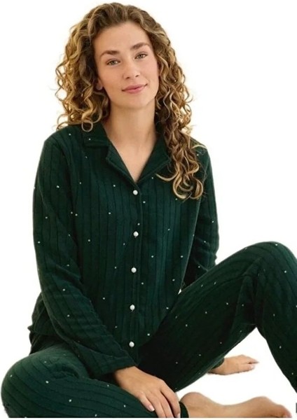 Serel Collection Kadın Pijama Takımı Sıcak Tutan Yumuşak Dokulu Uzun Kollu Konfor fiyatları