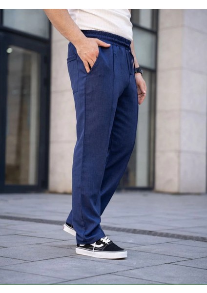 Erkek Keten Cepli Çıma Dikişli Jogger Buggy Pantalon Rahat Kalıp fiyatları