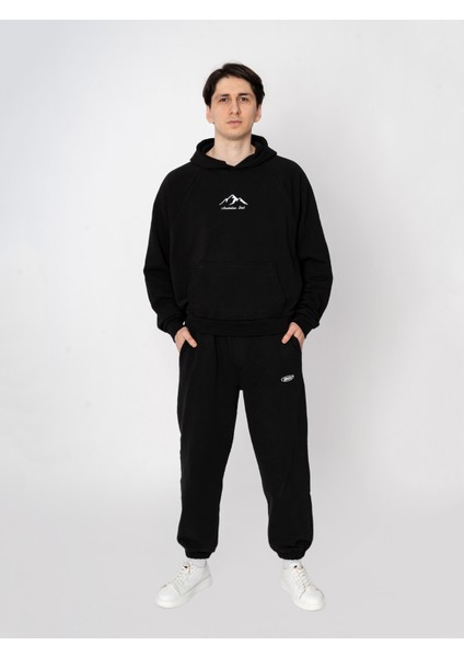 Unisex Oversize Kapüşonlu Baskılı Anatolian Soul Sweatshirt