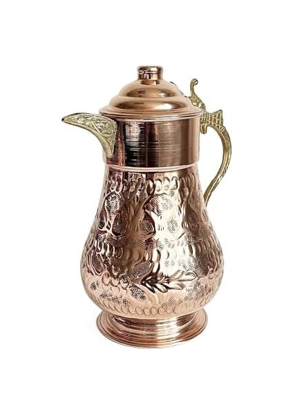 Turna Bakır Penguen Sürahi 2 No El Iåÿleme Kırmızı TURNA7259-1 fiyatları