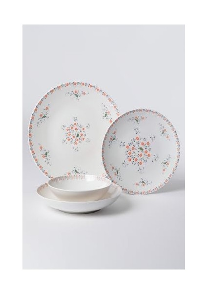 Premium Özel Seri 24 Parça 6 Kişilik Yemek Takımı (Desen Atmama Garantili)