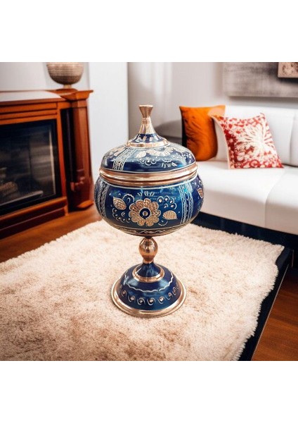 Bakır Şekerlik 26*12 cm Saf Bakır Şekerlik Büyük El Işlemeli Bakır Çikolatalık Erzurum Bakır Gondol modelleri