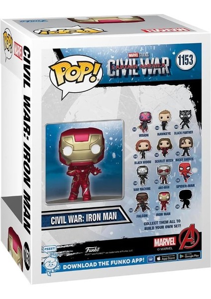 Pop Civil War Iron Man 1153 Figür modelleri