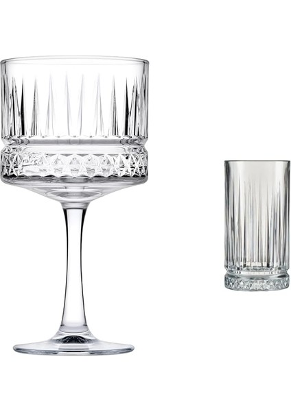 471733 4er Pack Cocktail Kelche, Glas, Transparent, 50 Cl, Açık Renkli ve Cam Meşrubat Bardağı, 4 Parça, Şeffaf, 445 cc fiyatları