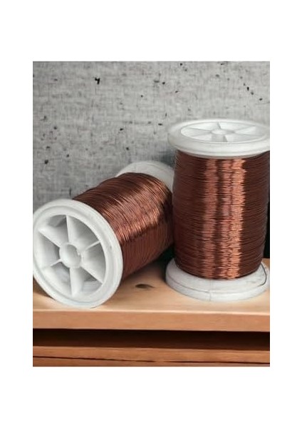 Filografi 0.30 mm (100GR- 150M) Açık Kahve Renkli Bakır Filografi Teli modelleri