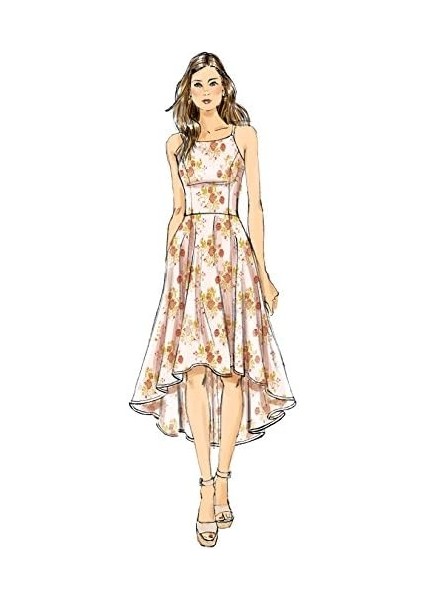 Patterns Kesim Örneği Elbise, Çok Renkli, Beden 6 – 14 modelleri