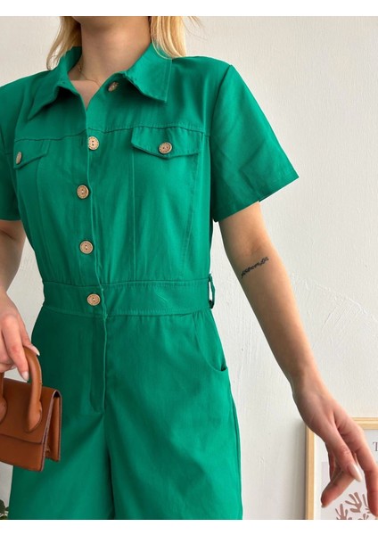 Nrzsnt Gabardin Tulum S24761 Yeşil (Beden: S) indirimleri