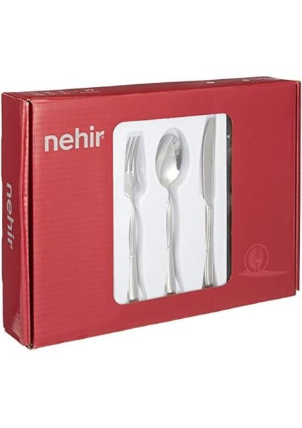 Nehir Buket Sade 12 Kişilik 72 Parça Çatal Kaşık Bıçak Takımı fiyatları