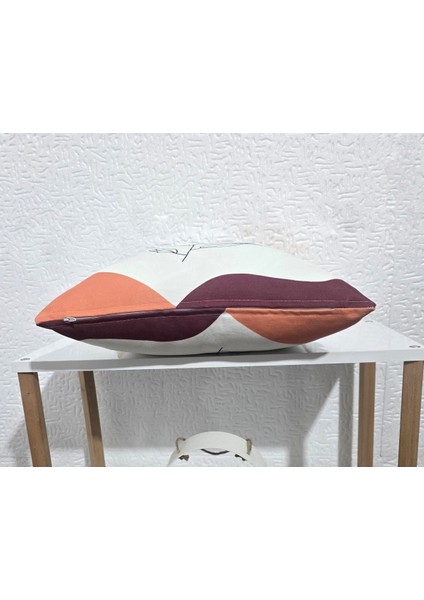 Soyut Bitki Desenli Dijital Baskı Çift Taraf Desenli 2'li Kare Yastık Kırlent Kılıfı indirimleri