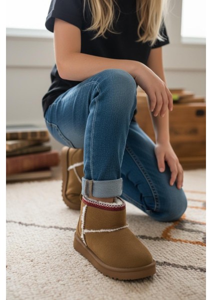 Ugy Kız Çocuk Içi Tüylü Bot