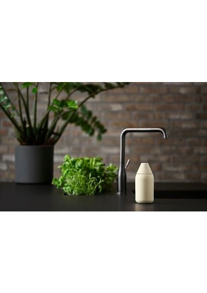 Singles Bulaşık Deterjanı Dispenseri, Mutfak Sabunluğu, Bulaşık Deterjanı Için Dağıtıcı, Kolayca Doldurulabilir ve Kolay Dozaj, Çap 7 Cm, Yükseklik 15 Cm, Kapasite 300 Ml, Limon Taşı modelleri