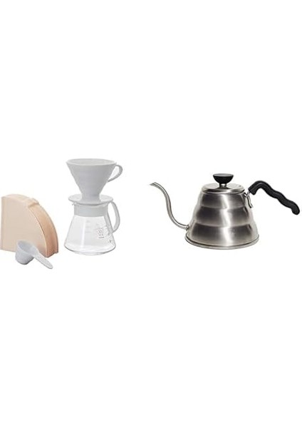 V60 02 Seramik Kahve Demleme Seti - V60 Buono Drip Kettle “1.0 L”