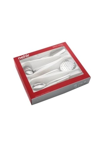 Zarif Sade 8 Parça Servis Takımı