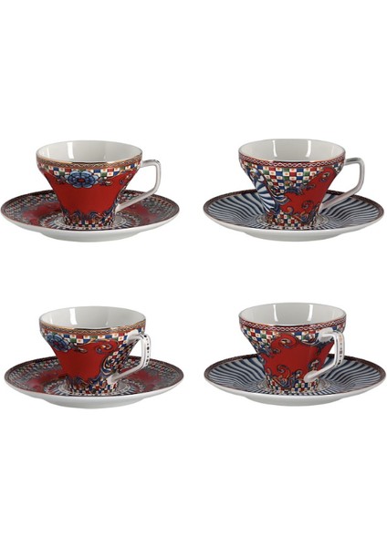 Vivare Bone 4lu Kahve Fincanı Seti