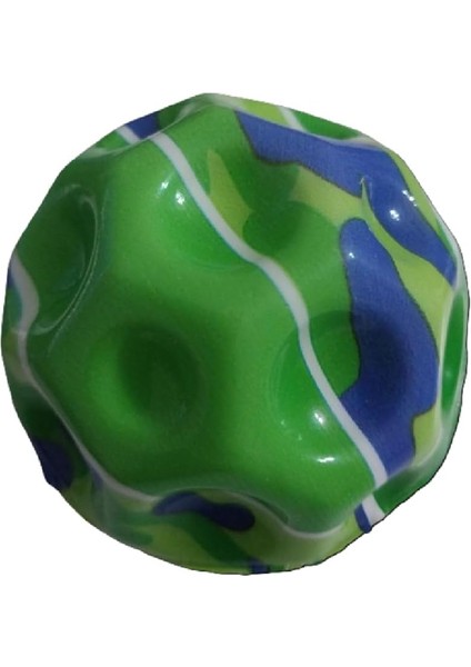 Zetconcept Ball Yüksek Zıplayan Top, Kamuflaj Desenli, Süper Eğlenceli Uzay Topu, 4+ Yaş