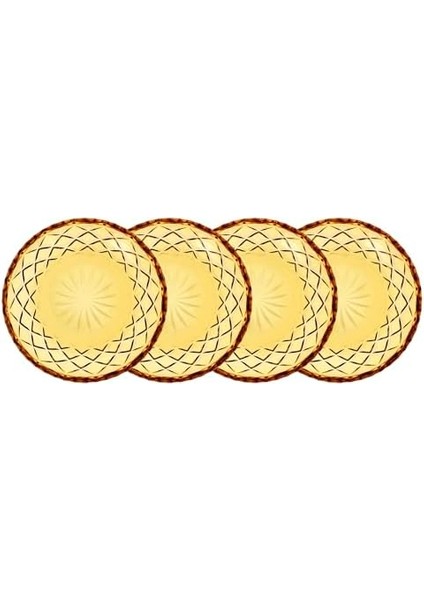 Glas Sorrento Tabak 4 Adet Çap:16 cm modelleri