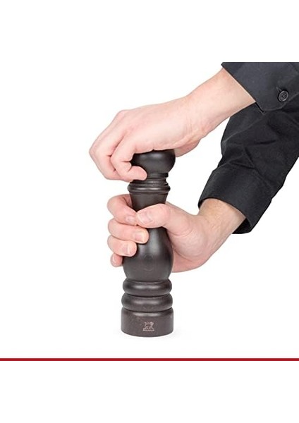 Paris Manuel Tuz Değirmeni, Klasik Öğütme Ayarı, Yükseklik: 22 Cm, Ahşap, Kahverengi, 870422/SME/1