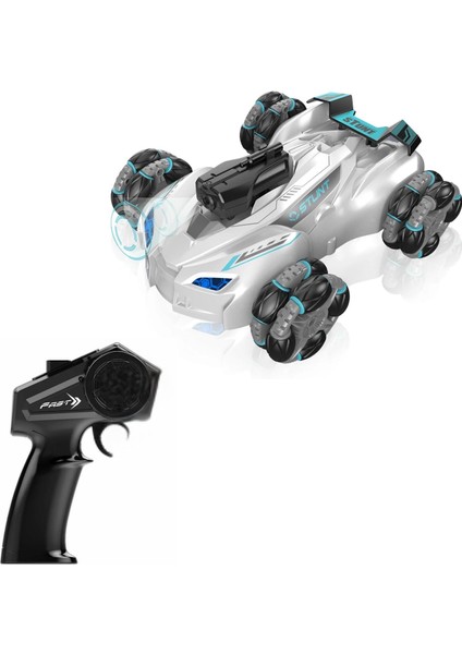 Oyuncak 2.4 Ghz Full Fonksiyon Uzaktan Kumandalı 1080P Hd Kameralı Telefona Bağlanabilir 4x4 Akrobat Araba (Beyaz) modelleri