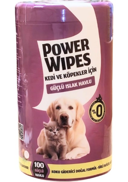 Power Wipes Kedi ve Köpekler Için Güçlü Islak Havlu modelleri
