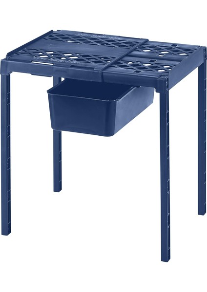 Lockermate Ayarlanabilir Raf Dolap Rafı ve Düzenleyici, Dolabınıza Uyacak Şekilde Uzatılır, Kullanımı Kolay, Okul, Iş, Spor Salonu Için Mükemmel, Saklama Çekmecesi Dahil, Mavi (5025-NVY) modelleri