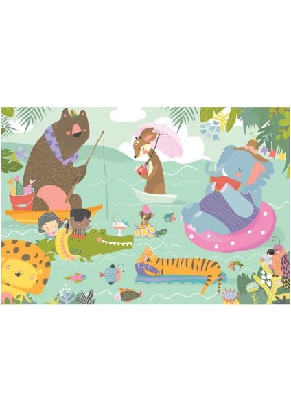 Blue Focus 150 Parça - Cute Anımals (Sevimli Hayvanlar)