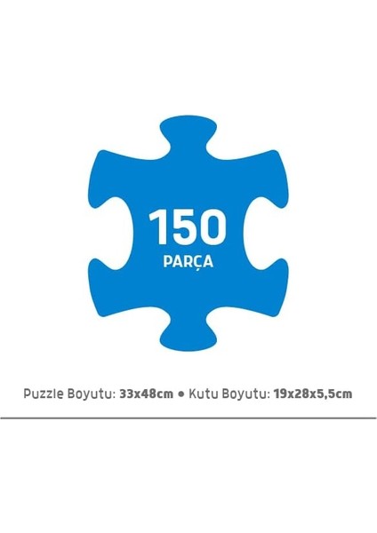 Blue Focus 150 Parça - Cute Anımals (Sevimli Hayvanlar) modelleri