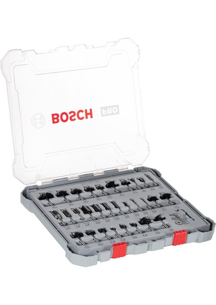 Professional 30 Parçalı Seti Karışık (Ahşap Için, 6 mm Şaftlı Için)