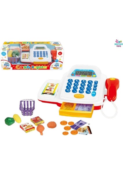 22 Parça Sesli Işıklı Hesap Makineli Barkod Okuyuculu Yazar Kasa Market Yazarkasa Pos fiyatları