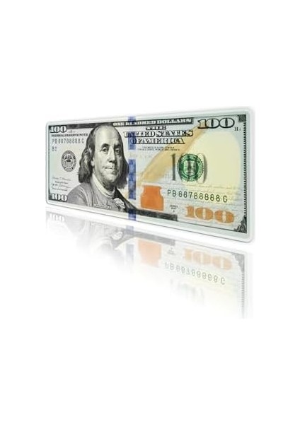 Dolar Baskılı Oyun Gaming Klavye Mouse Pad Masa Matı 70X30 cm