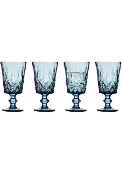 Glas Sorrento Şarap Kadehi 29 cl 4 Adet Mavi fiyatları