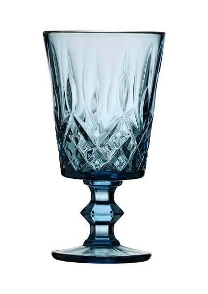 Glas Sorrento Şarap Kadehi 29 cl 4 Adet Mavi modelleri