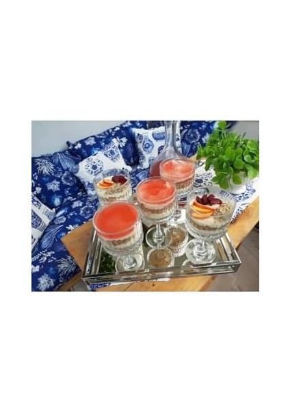 Kokteyl Bardağı 4lü Kristal Tatlı Bardağı Magnolya Cup fiyatları