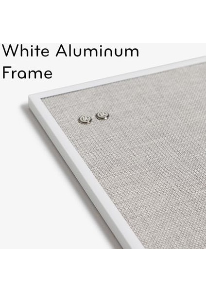 U Brands Beyaz Metal Çerçeveli Bülten Tahtası, 35,56 cm x 35,56 cm fiyatları